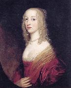Gerard van Honthorst, Portrait of Luise Hollandine, in fact Louise Maria, Pfalzgrafin bei Rhein